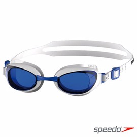 【線上體育】SPEEDO成人進階型泳鏡Aquapure白/藍 15