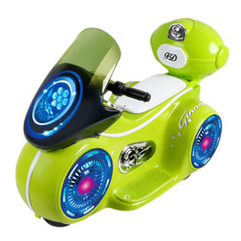 寶貝樂 星際戰警炫光漂浮車手控電動車-綠色(BTRT9803G)
