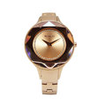 MANGO 多元化切割之美時尚女性優質腕錶-玫瑰金-MA6297L-RG