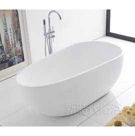 [新時代衛浴] 150蛋形獨立浴缸，一體成型無接縫非常簡約，蛋形舒適好躺140/150/170cm XYK181--150價格