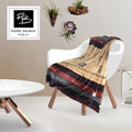 【Pierre Balmain皮爾帕門】國際知名品牌法蘭絨空調毯-午夜巴黎