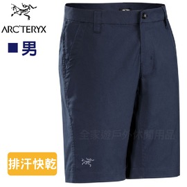 【全家遊戶外】㊣ ArcTeryx 加拿大 Atlin Chino Short 男款 短褲 30、32 海軍上將藍 ARC17212-hsb 排汗 運動 慢跑