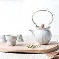 5 cgo 【代購七天交貨】 43306063446 陶瓷茶具套裝日式茶壺茶杯茶道簡約粗陶紅茶花茶禮盒套組