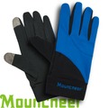 【Mountneer 山林 中性抗UV觸控手套 寶藍】觸控手套/觸控手機/手套/11G01
