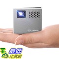 [美國直購] RIF6 RF00040 口袋型 投影機 Cube 2-inch Mobile Projector with 20,000 Hour LED Light and 120-inch Display