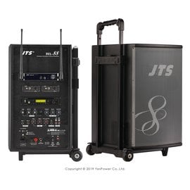 ＊來電享驚喜價＊WA-88 JTS雙頻道手提無線擴音機/UHF16頻道選擇/可選配第3/第4支無線麥克風/內建CD.USB.SD卡播放/ECHO/充電式/台灣製造