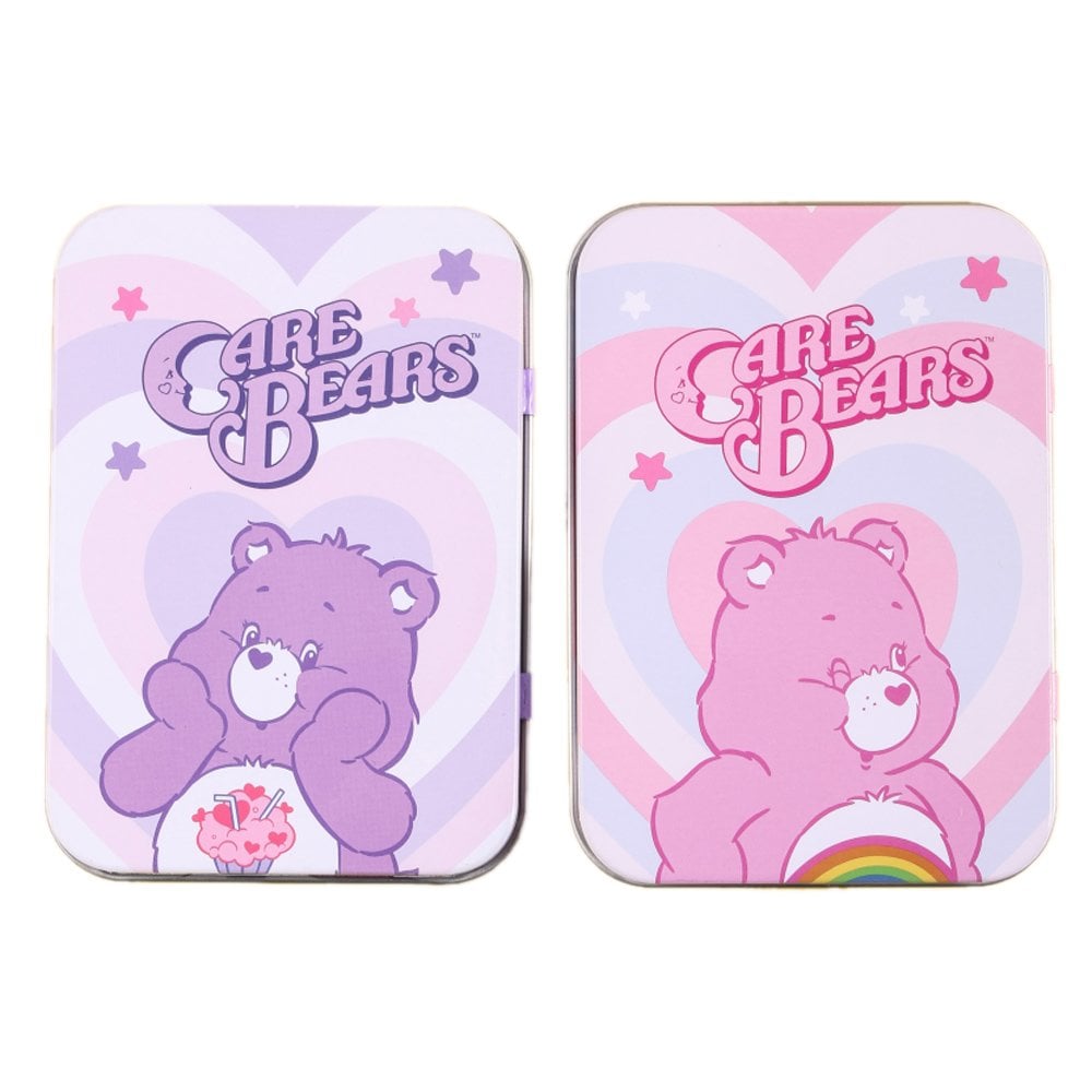 彩虹熊 Care Bears 彩色鐵盒 造型貼紙60入 咕卡 裝飾 愛心熊 護理熊