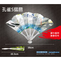 【客製化】 -孔雀5摺扇-合成塑膠紙-扇子 -數量200個-買貴一定退價差
