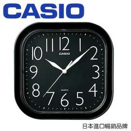 CASIO 卡西歐 IQ-02 經典大方指針方形掛鐘 / 個 (顏色隨機出貨)
