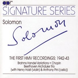 APR5503 索羅門HMV首張專輯：1942-43年 布拉姆斯&amp;貝多芬(簽名系列) Solomon:The First HMV Recordings 1942-43 (APR)