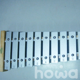 howa 豪華樂器 GS-1202 銀色12音鋁製鐵琴 / 組