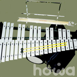 【缺貨中，請來電洽詢】howa 豪華樂器 GS-3201 鋁製32音鐵琴 / 組