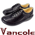 Vancole凡可利/GA65/黑/寬楦休閒鞋/縫線鞋/氣墊鞋