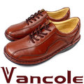 Vancole凡可利/GA65/咖/寬楦休閒鞋/縫線鞋/氣墊鞋