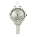 MANGO 綻放的花朵陶瓷時尚優質女性腕錶-白-MA6689L-80