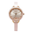 MANGO 綻放的花朵陶瓷時尚優質女性腕錶-淺粉-MA6689L-10