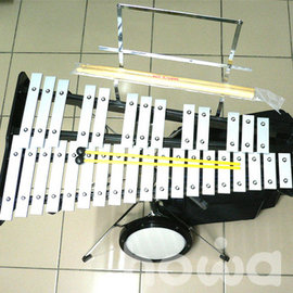 【缺貨中，請來電洽詢】howa 豪華樂器 GS-3202 鋁製32音鐵琴 / 組