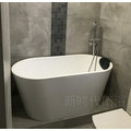 新時代衛浴 120 cm 一體成型獨立浴缸 薄邊極簡款式 另有多種尺寸 100 120 130 140 cm xyk 109