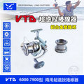 (手研釣具)VIVA歐美熱銷VTD 6000型+7500型 雙線杯 遠投捲線器 碳纖剎車 9+1RRB 12公斤剎車力