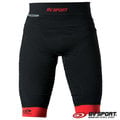 法國 BV SPORT TRAIL CSX 越野壓縮運動短褲 『黑色/紅色』|運動褲|緊身褲|透氣| 630/001