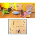 牆板遊戲-波浪 兒童幼兒教具玩具道具感官判別邏輯思維互動遊戲手眼協調