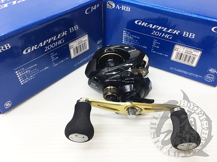 ◎百有釣具◎SHIMANO GRAPPLER BB 200HG右手(03565) 201HG左手(03566) 捲線器~超輕量185g