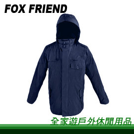 【全家遊戶外】㊣Fox Friend 狐友 男款GORE-TEX兩件式羽絨外套 M、L、XL、XXL 靛藍色 1105-1/保暖 防風 羽絨衣