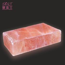 鹽燈專家【鹽晶王】喜馬拉雅山100%純天然結晶玫瑰岩（鹽板／鹽烤板／鹽磚）長方型一入。