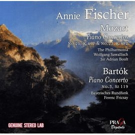PRD250326 安妮.費雪/莫札特,巴爾托克:鋼琴協奏曲 Annie Fischer, F. Fricsay/Mozart&amp;Bartok: Piano Concertos (Parga Digitals)
