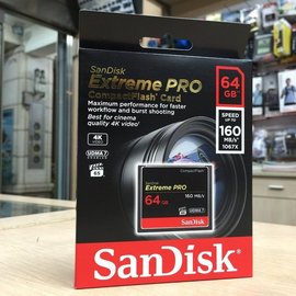 ＊華揚數位＊ SanDisk Extreme Pro CF 64G 160MB/s 1066X 公司貨