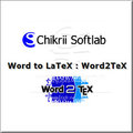 Chikrii Softlab Word2TeX Academic license 教育單機下載版- 將Word 檔案轉成LaTeX 格式 #科學 #排版 #轉檔