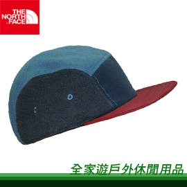 【全家遊戶外】㊣ The North Face 美國 刷毛棒球帽 OS 蔭藍色 NF0A2T6CHDC/遮陽帽 運動帽 保暖帽 DENALI FIVE PANEL