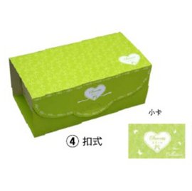 【1768購物網】扣式食品盒 碎花朵朵+粉綠- 空盒 +小卡 如圖4 (10入/包) (3-2913104)包裝用品 兩包特價