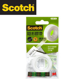 3M Scotch® 隱形膠帶補充包(12mmx11.4m) / 個 810R-1/2