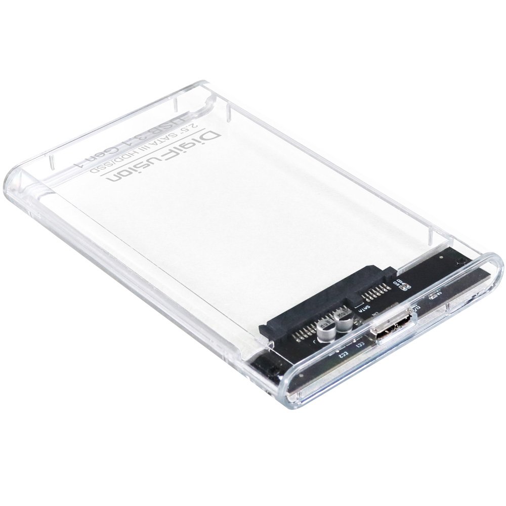 DigiFusion 伽利略 HD-336U31S 透明 USB 3.1 Gen 1 2.5吋 SATA 硬碟外接盒