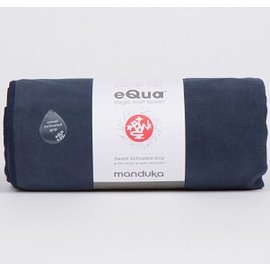 Manduka eQua Mat Towel Standard Midnight 瑜珈鋪巾 深藍色 200公分加長版