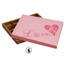 【1768購物網】巧克力盒 外觀高雅提升商品質感 浪漫甜心-可裝20顆 (10入/包) (3-290202)包裝用品 兩包特價