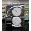 平廣 SONY MDR-ZX110 白色 耳機 台灣公司貨保固一年送袋繞線器 ( MDR-ZX100 新款 6期0利率 )