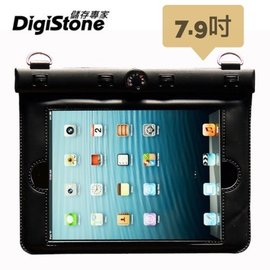 DigiStone 平板電腦防水袋 iPad mini 7.9吋平板電腦防水袋/保護套/可觸控(溫度計型)適7.9吋以下平板-黑色x1P