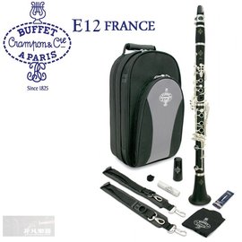 【非凡樂器】法國品牌BUFFET（柏菲）德國製造 E-12F（E12）黑檀木/鍍銀鍵-Bb黑管/豎笛/單簧管-原廠公司貨