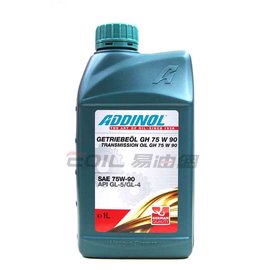 【易油網】ADDINOL GH 75W90 合成手排油