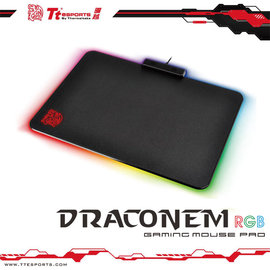 Tt eSports 曜越 聖龍鱗 硬質表面 全彩RGB 電競滑鼠墊 MP-DCM-RGBHMS-01