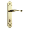 加安水平鎖 N5L7601V 匣式鎖 連體鎖 嵌入式水平鎖 青銅(金色) 把手鋅合金材質 卡巴鑰匙 鎖匙組合70mm