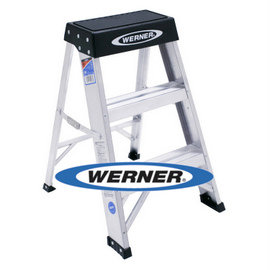 美國Werner穩耐安全鋁梯-150B 鋁合金梯凳 維修保養梯