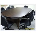 大型會議桌 胡桃色240*120公分多人會議桌/桌面厚3.5cm