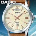 CASIO 卡西歐 手錶專賣店 MTP-1381L-9A 男錶 指針錶 真皮錶帶 星期 日期顯示