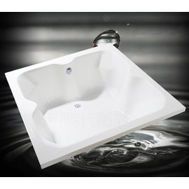 [ 新時代衛浴 ] 熱銷款--多種尺寸105~150cm 正方型雙人大浴缸--RF007