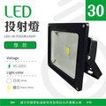 【光譜照明】LED 投射燈 30W 85-265V (白/暖) 集成晶芯 戶外燈 廣告燈