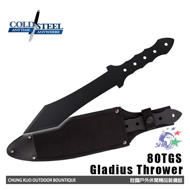 【詮國】Cold Steel 矛刃劍型直刀 Gladius Thrower / S50C鋼 / 80TGS