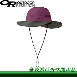 【全家遊戶外】㊣ Outdoor Research 美國 SEATTLE SOMBRERO 防水透氣保暖招牌大盤帽 紫色 OR243505/OR82130-0388 M、L/毛帽 機能帽